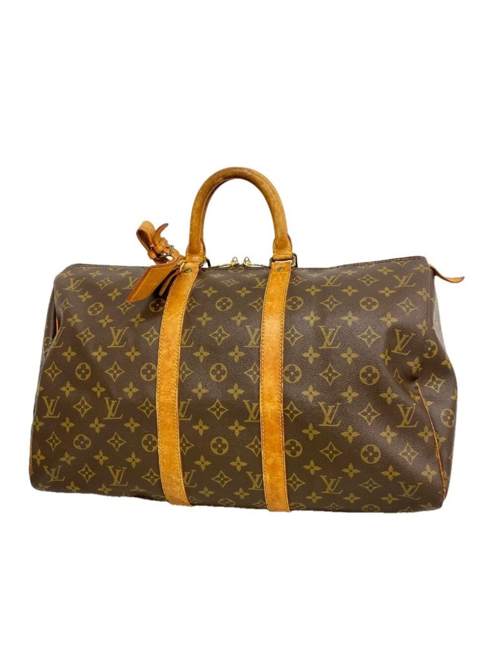 Louis Vuitton Boston Bag Monogram Keepall 45 Brown